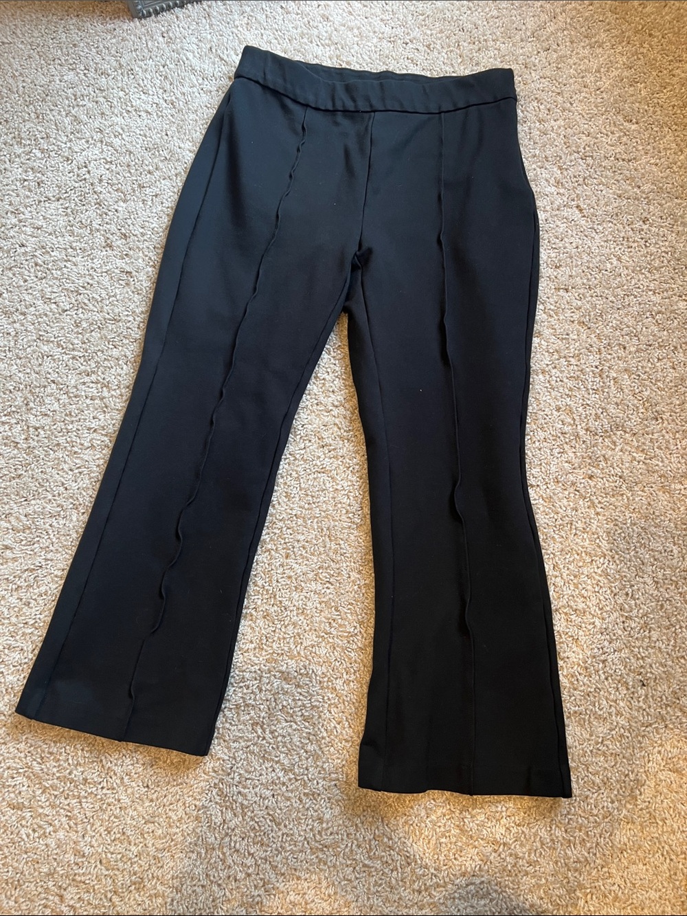 J-Crew Black Tailored Capri Work Pants